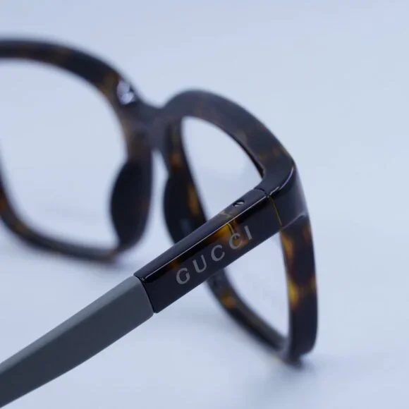 Gucci GG1738O 002 Eyeglasses Havana with Grey Frame - Lowest price!